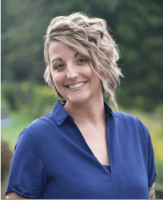 Wall Residences VP of Operations Amanda standing outside