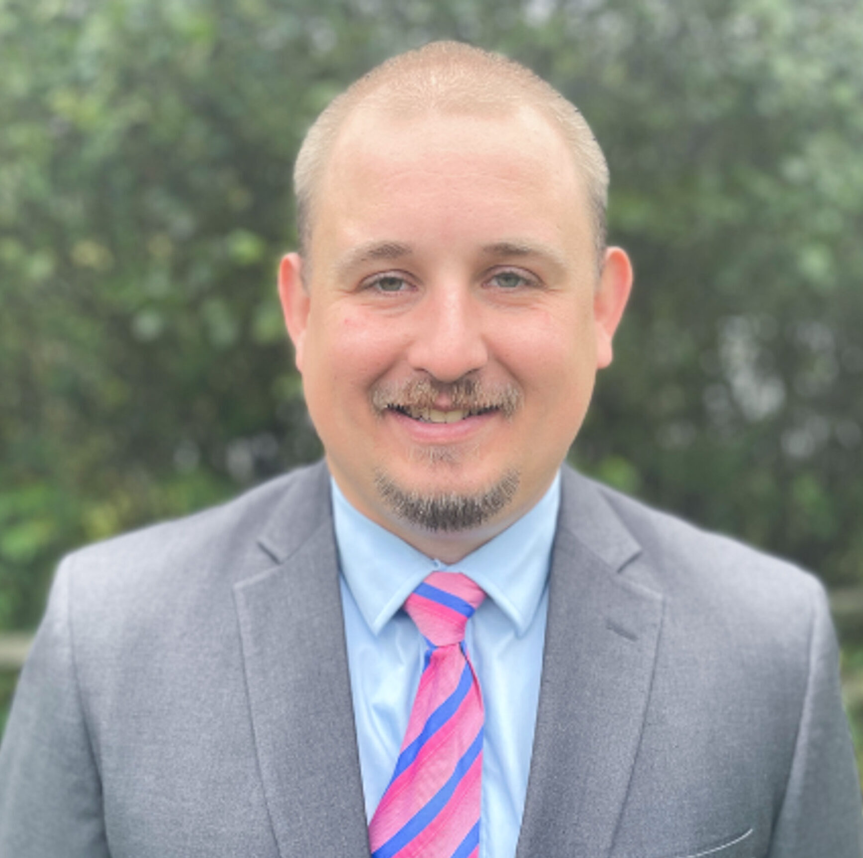 Wall CFO Matthew Rosenbaum standing outside